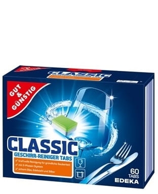 Gut&Gunstig Power Classic - 60 szt. - Tabletki do zmywarki new.jpg