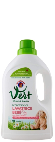 Chante Clair Vert Lavatrice Bebe con Latte d'Avena - 1071ml - 21 prań - Ekologiczny, hipoalergiczny płyn do prania ubranek dziecięcych z mlekiem owsianym 1.jpg