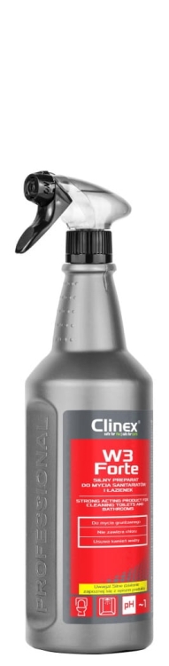 CLINEX W3 Forte 1L - NAJMOCNIEJSZY preparat do mycia sanitariatów i łazienek.jpg