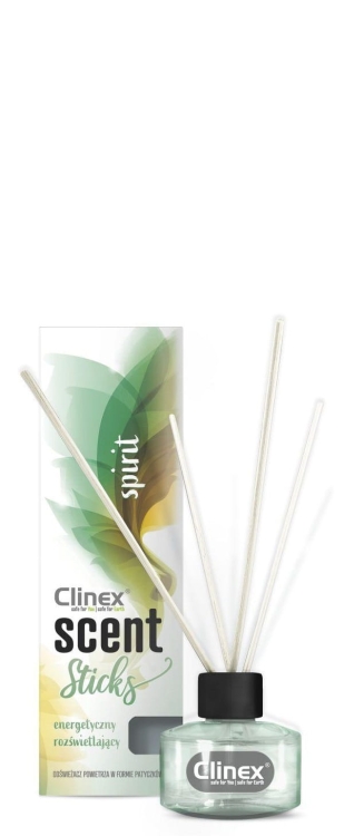 CLINEX Scent Sticks Spirit - 45ml - Patyczki zapachowe neutralizujące nieprzyjemne zapachy.jpg