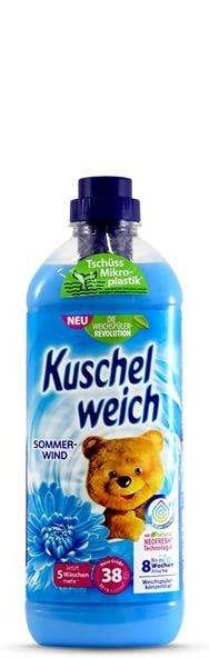 Kuschelweich Sommerwind - 1l - 38 płukań - Płyn do płukania (niebieski).jpg