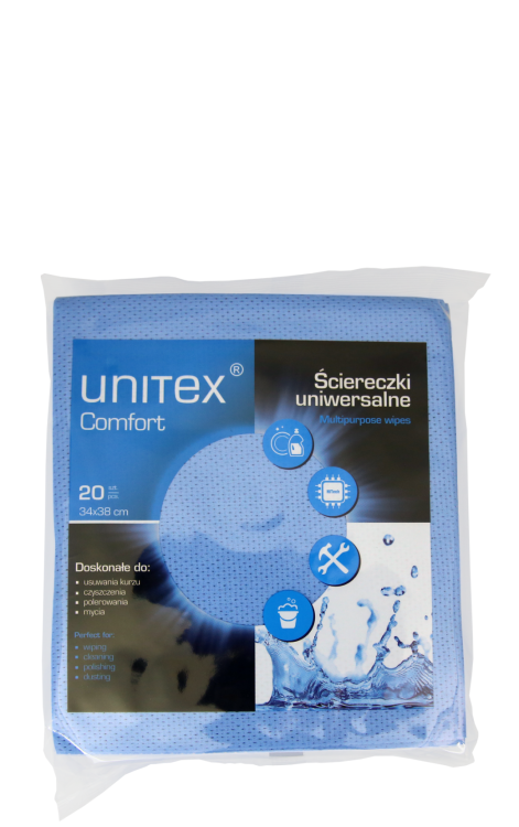 Ściereczki Uniwersalne UNITEX - 20 szt. - NIEBIESKIE.png