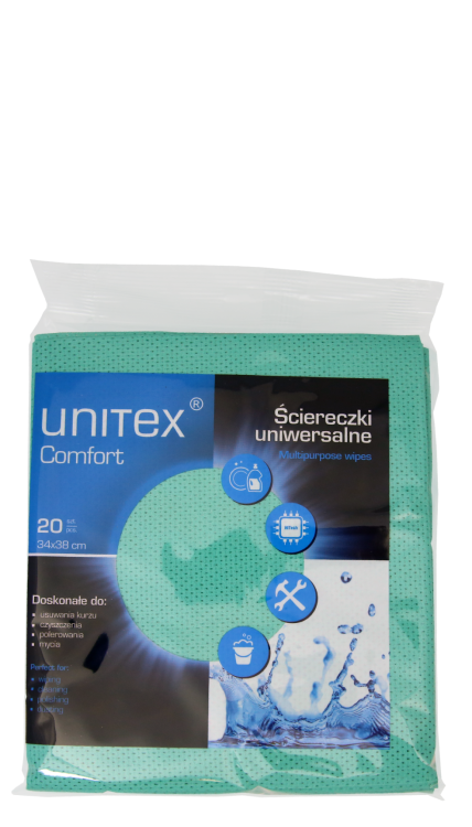 Ściereczki Uniwersalne UNITEX - 20 szt. - ZIELONE.png