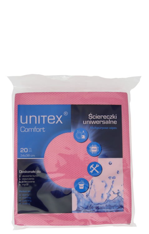 Ściereczki Uniwersalne UNITEX - 20 szt. - RÓŻOWE.png