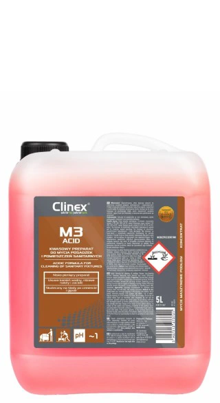 CLINEX M3 Acid - 5L - Kwasowy preparat do mycia posadzek i pomieszczeń sanitarnych.png