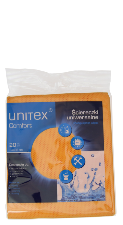 Ściereczki Uniwersalne UNITEX - 20 szt. - POMARAŃCZOWE.png