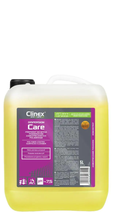 CLINEX Dispersion Care - 5L - Mycie powierzchni zabezpieczonych polimerami.png