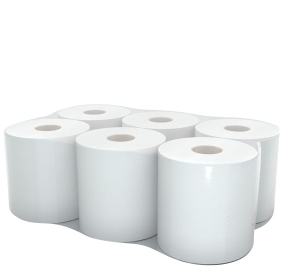 Ręcznik w roli Mini Biały 2W 50M (6 SZT.).png