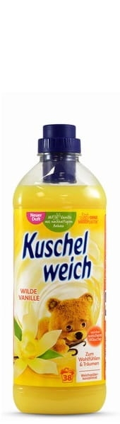 Kuschelweich Wilde Vanille - 1l - 38 płukań - Płyn do płukania (żółty).jpg