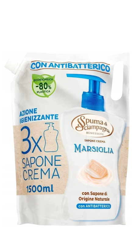 Spuma di Sciampagna Marsiglia - 1,5l - Mydło w płynie Marsylia.jpg
