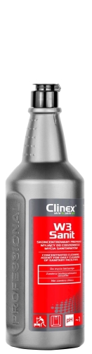 CLINEX W3 Sanit - 1L - Skoncentrowany preparat myjący do codziennego mycia sanitariatów.jpg