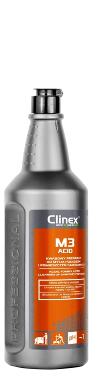 CLINEX M3 Acid - 1L - Kwasowy preparat do mycia posadzek i pomieszczeń sanitarnych.jpg