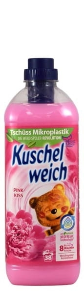 Kuschelweich Pink Kiss - 1l - 38 płukań - Płyn do płukania (różowy).jpg