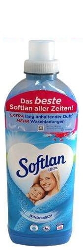 Softlan Windfrisch - 1l - 45 płukań - Płyn do płukania (niebieski).jpg