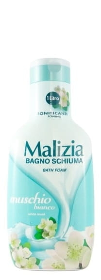 Malizia Bagno Schiuma Muschio Bianco - 1l - Płyn do kąpieli Białe piżmo.jpg