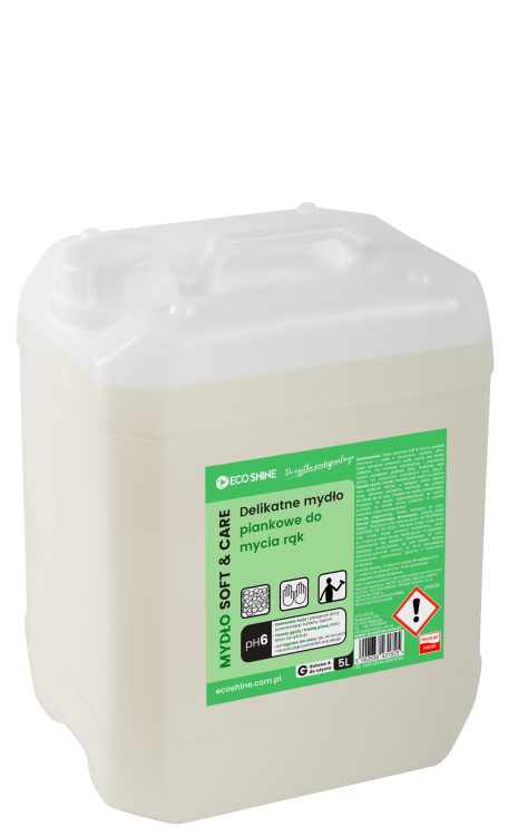 ECO SHINE SOFT & CARE - 5L - Mydło piankowe do higienicznego mycia rąk i ciała.png