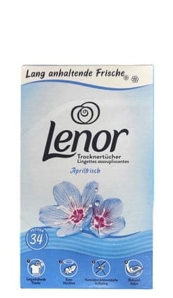 Lenor Trockentücher Niebieske - 34szt. - Chusteczki zapachowe.jpg