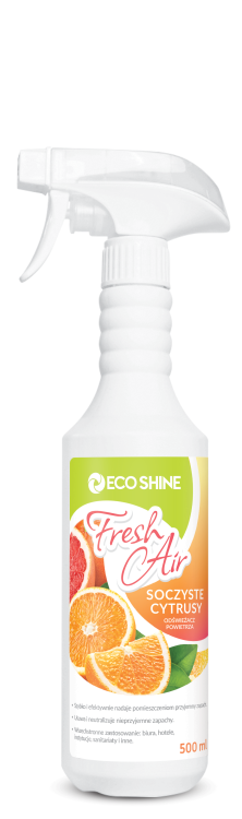 ECO SHINE FRESH AIR - SOCZYSTE CYTRUSY - 0,5L - Profesjonalny odświeżacz powietrza.png