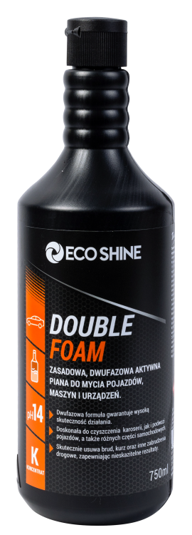 ECO SHINE DOUBLE FOAM - 1L - Dwufazowa aktywna piana do mycia pojazdów i części.png