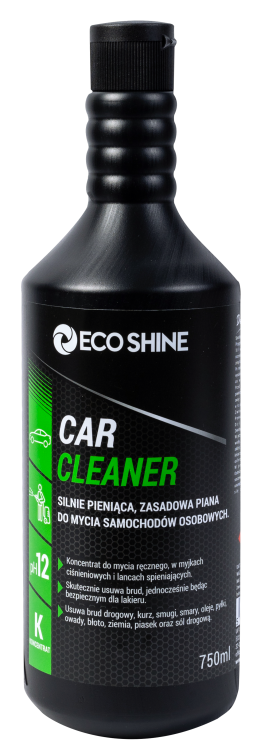 ECO SHINE CAR CLEANER - 0,75L - Silnie pieniąca, zasadowa piana do mycia samochodów osobowych.png