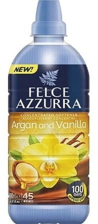 Felce Azzurra Argan&Vaniglia - 900ml - 45 płukań - Koncentrat do zmiękczania tkanin - Płyn do płukania Argan i wanilia.jpg