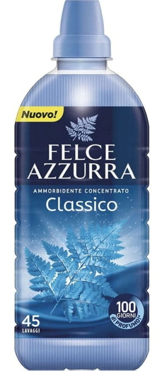 Felce Azzurra Classico - 900ml - 45 płukań - Koncentrat do zmiękczania tkanin - Płyn do płukania Klasyczny.jpg