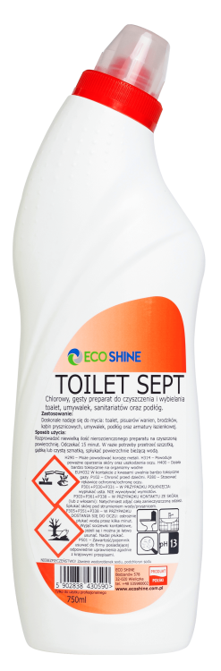 ECO SHINE TOILET SEPT - 750 ML - Żel do toalet myjąco-wybielający z aktywnym chlorem.png
