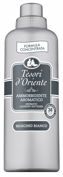 Tesori d'Oriente Muschio Bianco - 760ml - 38 płukań - Płyn do płukania Białe Piżmo.png