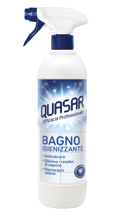 Quasar Bagno - 580ml - Dezynfekujący i odkamieniający płyn do czyszczenia łazienek w sprayu.png