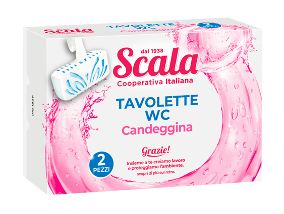 Scala Tavolette WC Candeggina - 2x40g - Kostki WC z wybielaczem.png