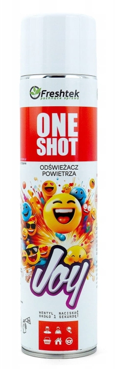 Freshtek ONE SHOT Joy - 600 ml - Odświeżacz powietrza.jpg
