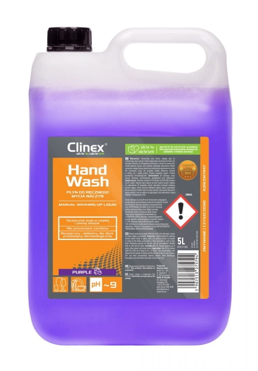 CLINEX HandWash Purple - 5L - Płyn do ręcznego mycia naczyń.jpg