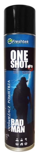 Freshtek ONE SHOT Bad Man Premium Line - 600 ml - Odświeżacz powietrza.png