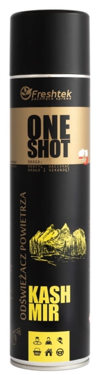Freshtek ONE SHOT Premium Line - 600 ml - Neutralizator zapachów Kashmir.png
