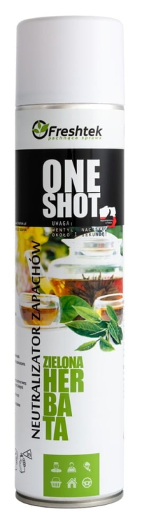 Freshtek ONE SHOT - 600 ml - Neutralizator zapachów Zielona herbata.png