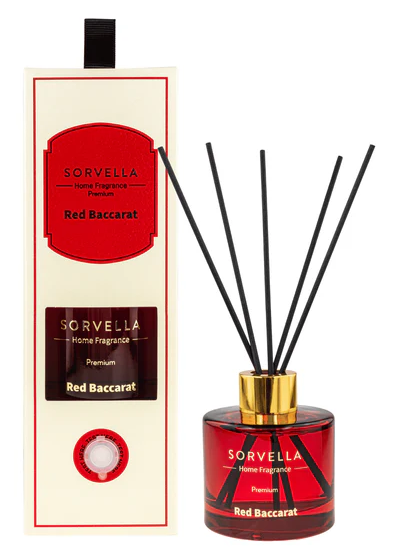 SORVELLA Red Baccarat - 120ml - Patyczki zapachowe PREMIUM.png