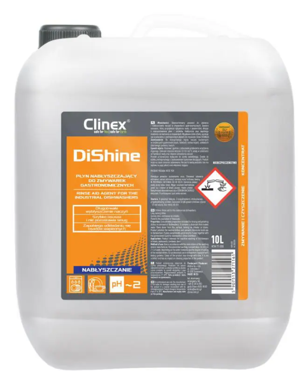 CLINEX DiShine- Płyn nabłyszczający do zmywarek - 10L.png