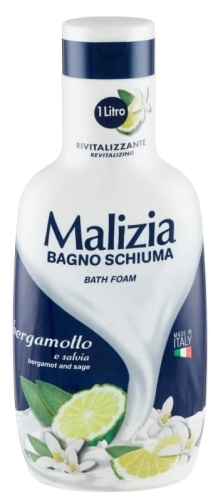 Malizia Bagno Schiuma Bergamotto e salvia - 1l - Płyn do kąpieli Bergamotka.jpg