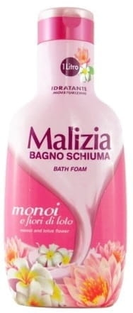 Malizia Bagno Schiuma Monoi e Fiori di loto - 1l - Płyn do kąpieli Monoi i kwiat lotosu.jpg