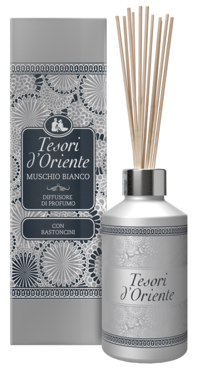 Tesori d'Oriente Muschio Bianco  - 200ml - Patyczki zapachowe Białe Piżmo.jpg