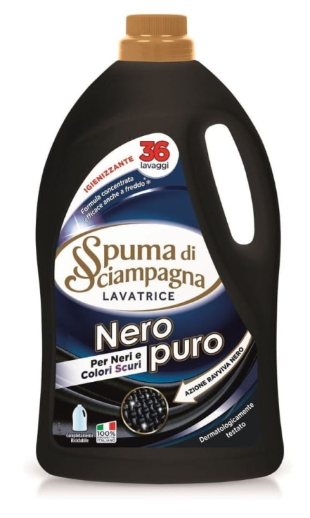 Spuma di Sciampagna Nero Puro - 1,620l - 36 prań - Płyn do prania czarnego.jpg