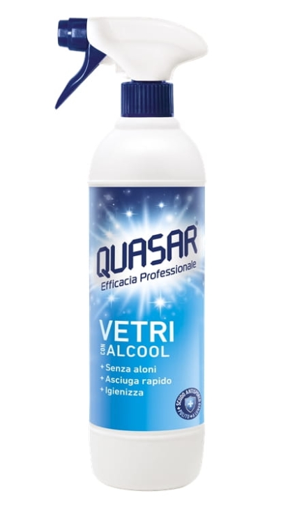 Quasar Vetri - 580ml - Profesjonalny płyn do mycia szyb w sprayu z alkoholem.jpg