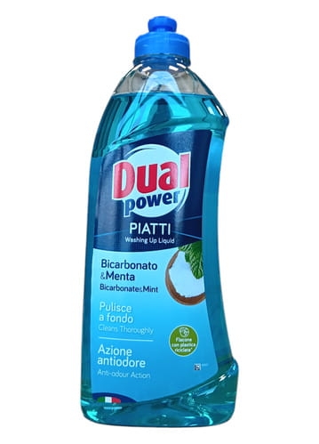 Dual Power Piatti Gel Bicarbonato e Menta - 1l - Płyn do naczyń Soda i Mięta.jpg
