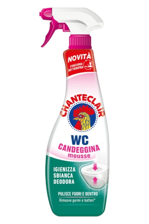 CHANTE CLAIR WC Candeggina Mousse - 625ml - Pianka do toalet z wybielaczem.webp