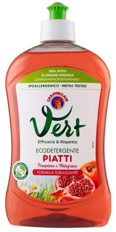 Chante Clair Piatti Vert Pompelmo e Melograno - 500ml - Hipoalergiczny płyn do mycia naczyń Grejpfrut i granat.jpg