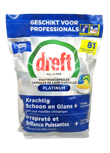 Dreft Platinum All in one Lemon - 81 szt. - Tabletki do zmywarki.jpg