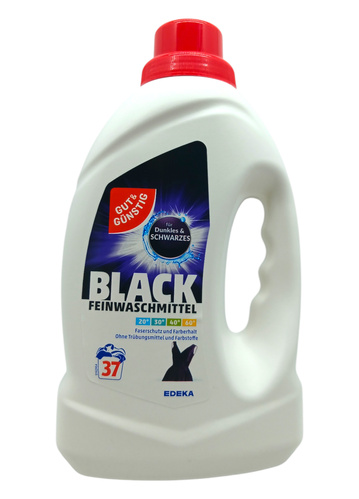 Gut&Gunstig Black Feinwaschmittel DE - 1,5l - 37 prań - Płyn do prania czarnych ubrań.jpg