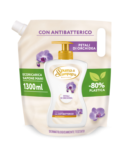 Spuma di Sciampagna Petali di Orchidea - 1,3l - Mydło w płynie Orchidea.png