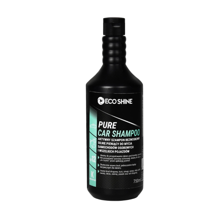 ECO SHINE PURE CAR SHAMPOO - 0,75L - Aktywny szampon bezwoskowy do mycia pojazdów.png