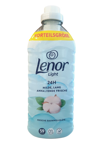 Lenor Frische Baumwolle  - 1,239ml - 59 płukań - Płyn do płukania Kwiat bawełny.jpg